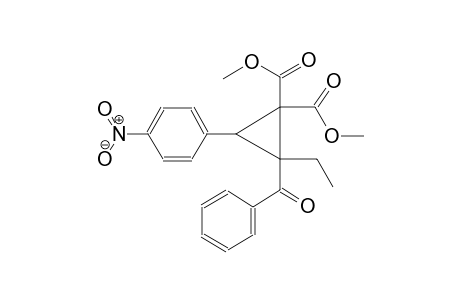 Dimethyl 2-benzoyl-2-ethyl-3-(4-nitrophenyl)-1,1-cyclopropanedicarboxylate
