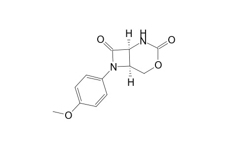 5-(4'-Methoxyphenyl)-4a(S),6a(S)-dihydro-4H-azeto[3,2-d]-[1,3]oxazine-2,6(1H,5H)-dione