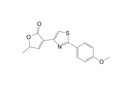 4-[2-(4-methoxyphenyl)-1,3-thiazol-4-yl]-2-methyl-2H-furan-5-one