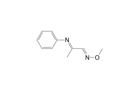 Propanal, 2-(phenylimino)-, O-methyloxime
