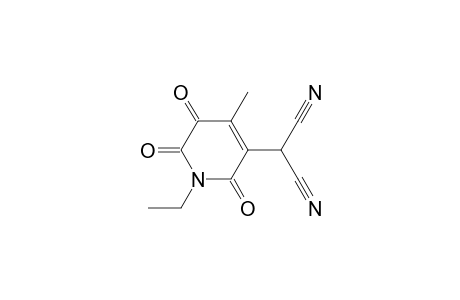 1-Ethyl-4-methyl-5-dicyanomethylpyrid-2,3,6-trione