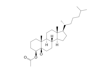 5.beta.-Cholestane-4.beta.,5-diol, 4-acetate