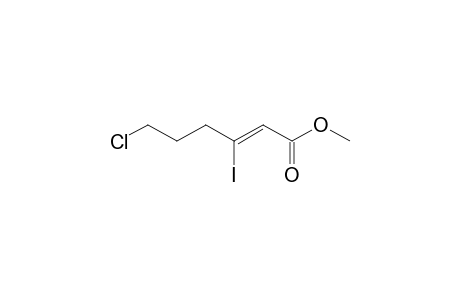 (Z)-6-chloro-3-iodo-hex-2-enoic acid methyl ester