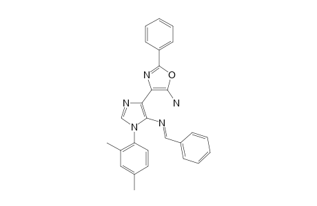 5-AMINO-2-PHENYL-4-(1-O,P-DIMETHYLPHENYL-5-PHENYLIDENEAMINOIMIDAZOL-4-YL)-1,3-OXAZOLE