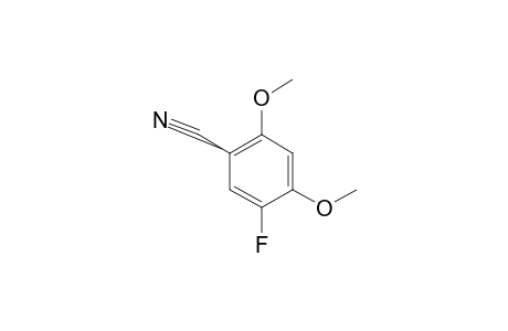 5-FLUORO-2,4-DIMETHOXY-BENZONITRILE