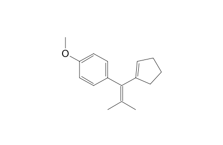Benzene, 1-[1-(1-cyclopenten-1-yl)-2-methyl-1-propenyl]-4-methoxy-