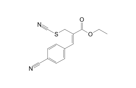 Ethyl (Z)-3-(4-cyanophenyl)-2-(thiocyanatomethyl)acrylate