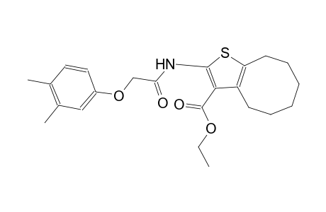 ethyl 2-{[(3,4-dimethylphenoxy)acetyl]amino}-4,5,6,7,8,9-hexahydrocycloocta[b]thiophene-3-carboxylate