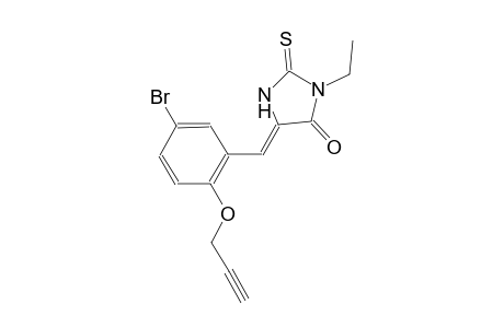 (5Z)-5-[5-bromo-2-(2-propynyloxy)benzylidene]-3-ethyl-2-thioxo-4-imidazolidinone
