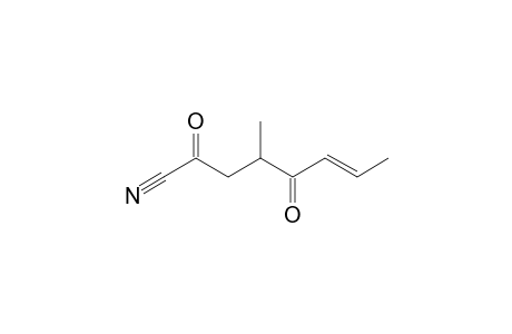 6-Octenenitrile, 4-methyl-2,5-dioxo-