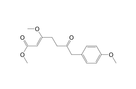 Methyl 3-Methoxy-6-oxo-7-(p-methoxyphenyl)-2-heptenoate