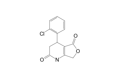 4-(2-CHLOROPHENYL)-5-OXO-1,2,3,4,5,7-HEXAHYDROFURO-[3,4-B]-2(1H)-PYRIDONE