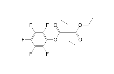 Diethylmalonic acid, ethyl pentafluorophenyl ester