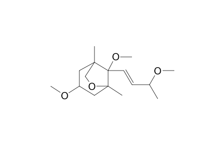 (E)-3,8-Dimethoxy-8-(3-methoxybut-1-en-1-yl)-1,5-dimethyl-6-oxabicyclo[3.2.1]octane