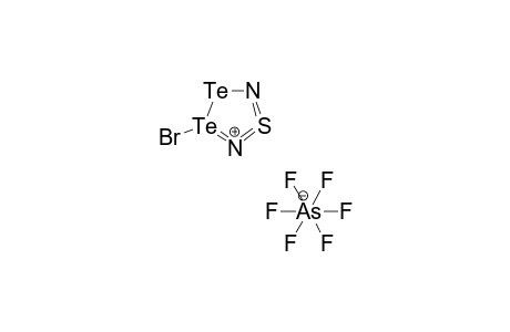 3-Bromo-1,3.lambda(4).,4,2,5-thiaditelluradiazolium hexafluoroarseniate