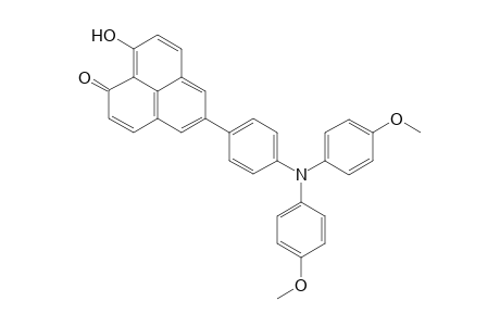 5-(4-(Bis(4-methoxyphenyl)amino)phenyl)-9-hydroxy-1H-phenalen-1-one