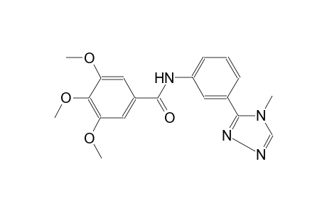 3,4,5-Trimethoxy-N-[3-(4-methyl-4H-[1,2,4]triazol-3-yl)-phenyl]-benzamide