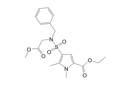 ETHYL_1,2-DIMETHYL-3-(METHOXYCARBONYLMETHYL)-BENZYLAMINOSULFONYLPYRROLE-5-CARBOXYLATE
