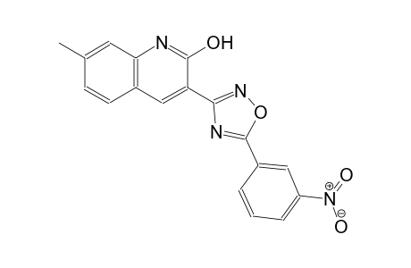 7-methyl-3-[5-(3-nitrophenyl)-1,2,4-oxadiazol-3-yl]-2-quinolinol