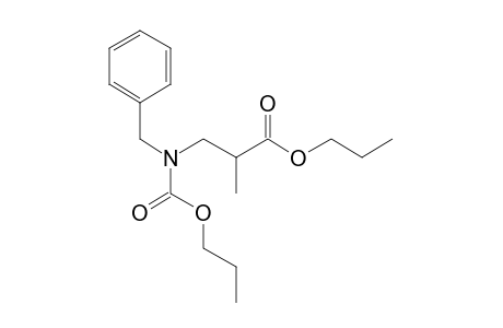 N-Benzyl-N-(N-propyloxycarbonyl)-2-methyl-.beta.-alanine, N-propyl ester