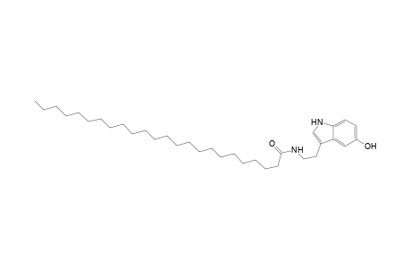 N-[2-(5-hydroxy-1H-indol-3-yl)ethyl]lignoceramide