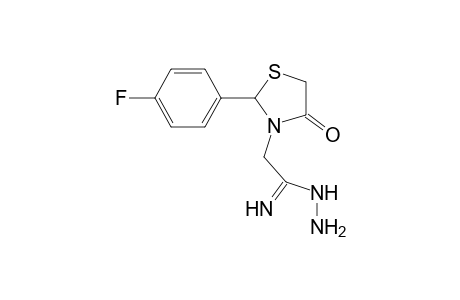 2-[2'-(p-Fluorophenyl)-4'-oxothiazolidin-3'-yl](ethaneimino)hydrazide