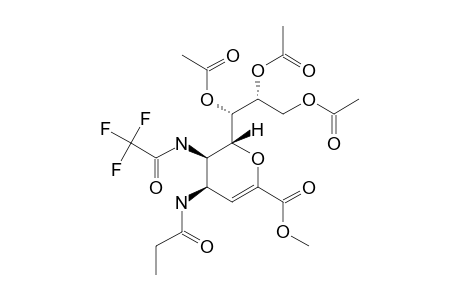 METHYL-2,6-ANHYDRO-4-PROPOXYCARBONYLAMIDO-5-(2,2,2-TRIFLUOROACETAMIDO)-7,8,9-TRI-O-ACETYL-3,4,5-TRIDEOXY-D-GLYCERO-D-TALO-NON-2-ENONATE