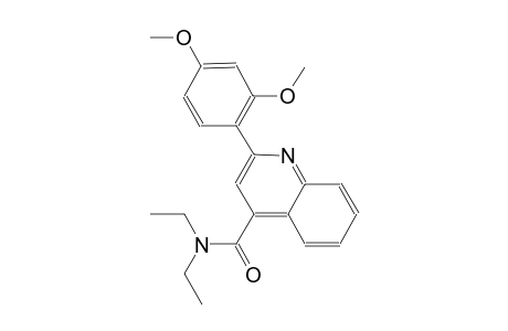 2-(2,4-dimethoxyphenyl)-N,N-diethyl-4-quinolinecarboxamide