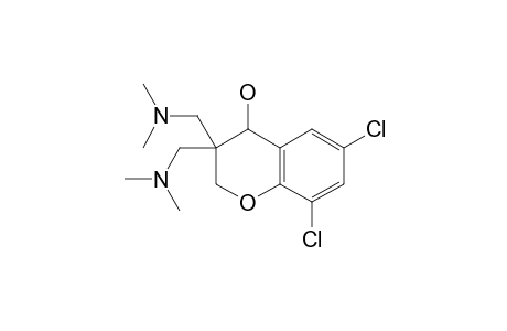 3,3-bis[(dimethylamino)methyl]-6,8-dichloro-4-chromanol