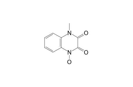 1-hydroxy-4-methyl-quinoxaline-2,3-quinone