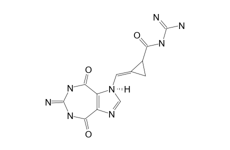 (Z)-1-((2-GUANIDINOCARBAMOYLCYCLOPROPYLIDENE)-METHYL)-4,5,7,8-TETRAHYDRO-6H-6-IMINOIMIDAZO-[4,5-E]-DIAZEPINE-4,8-DIONE