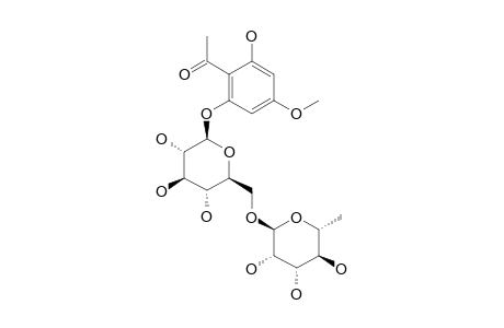 2,6-DIHYDROXY-4-METHOXY-ACETOPHENONE-2-O-BETA-D-RUTINOSIDE