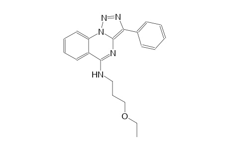 [1,2,3]triazolo[1,5-a]quinazolin-5-amine, N-(3-ethoxypropyl)-3-phenyl-