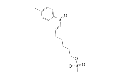 (E)-7-[(R)-(Tolylsulfinyl)]-6-[heptenyl methanesulfonate