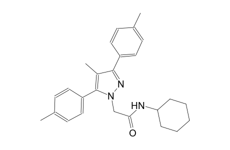 N-cyclohexyl-2-[4-methyl-3,5-bis(4-methylphenyl)-1H-pyrazol-1-yl]acetamide