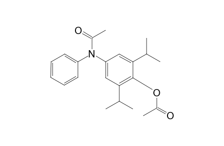4-(Acetylanilino)-2,6-diisopropylphenyl acetate