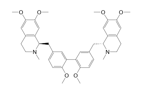 (1R)-1-[3-[5-[[(1R)-6,7-dimethoxy-2-methyl-3,4-dihydro-1H-isoquinolin-1-yl]methyl]-2-methoxy-phenyl]-4-methoxy-benzyl]-6,7-dimethoxy-2-methyl-3,4-dihydro-1H-isoquinoline