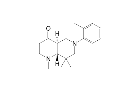 (4aS,8aR)-1,8,8-Trimethyl-6-o-tolyl-octahydro-[1,6]naphthyridin-4-one