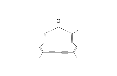 2,5,10-Trimethyl-6-dehydro[13]annulenone