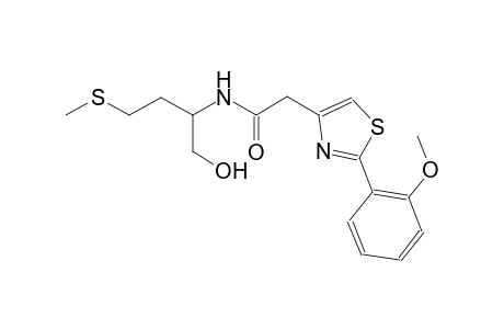 4-thiazoleacetamide, N-[(1S)-1-(hydroxymethyl)-3-(methylthio)propyl]-2-(2-methoxyphenyl)-