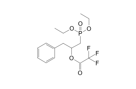 Diethyl 2-trifluoroacetoxy-3-phenylpropylphosphonate