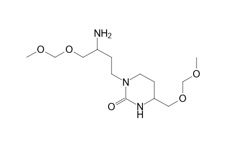 3-[3-amino-4-(methoxymethoxy)butyl]-3,4,5,6-tetrahydro-6-[(methoxymethoxy)methyl]-2(1H)-pyrimidinone