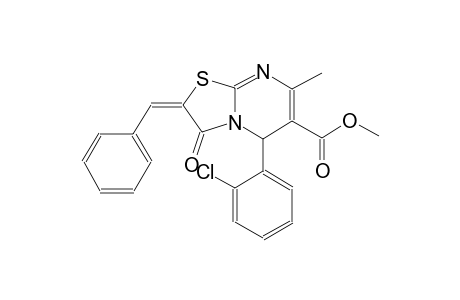methyl (2E)-2-benzylidene-5-(2-chlorophenyl)-7-methyl-3-oxo-2,3-dihydro-5H-[1,3]thiazolo[3,2-a]pyrimidine-6-carboxylate