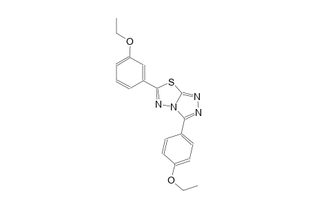 6-(3-ethoxyphenyl)-3-(4-ethoxyphenyl)[1,2,4]triazolo[3,4-b][1,3,4]thiadiazole
