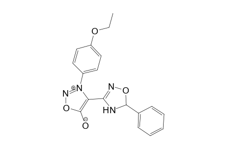 3-(p-Ethoxyphenyl)-4-(5-phenyl-.delta.(2)-1,2,4-oxadiazolin-3-yl)sydnone