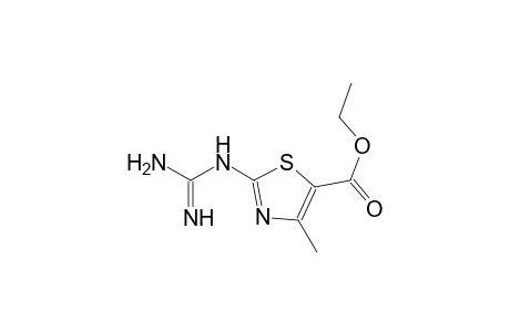 5-thiazolecarboxylic acid, 2-[(aminoiminomethyl)amino]-4-methyl-, ethyl ester