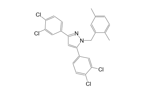 3,5-bis(3,4-dichlorophenyl)-1-(2,5-dimethylbenzyl)-1H-pyrazole