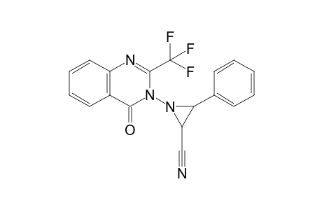 3-Cyano-2-phenyl-1-(4-oxo-2-trifluoromethyl-3,4-dihydroquinazolin-3-yl)aziridin