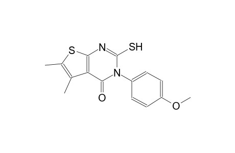 3-(4-methoxyphenyl)-5,6-dimethyl-2-sulfanylthieno[2,3-d]pyrimidin-4(3H)-one