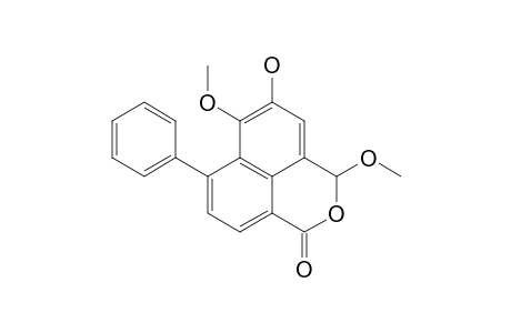 5-HYDROXY-3,6-DIMETHOXY-7-PHENYL-3H-BENZO-[DE]-ISOCHROMEN-1-ONE